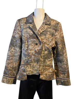 Eva & Claudi Textured Blazer Jacket - Size M/L